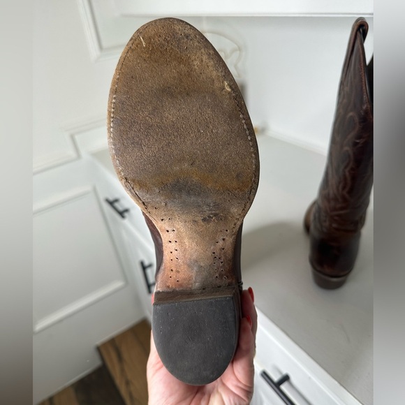 J. Chisholm Drover Series Women’s Embroidered Western Boots Size 9 – Made in USA - Picture 8 of 9